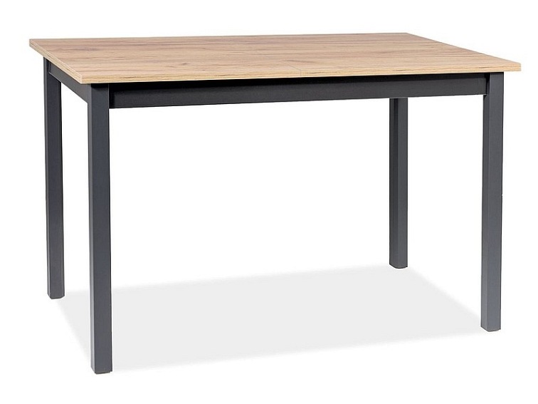 Stół Rozkładany Horacy 75x125 Dąb/Czarny