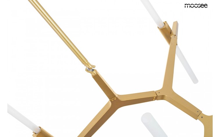 Lampa Wisząca CANDELABR 10 Złoty