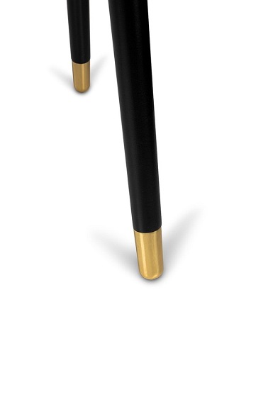 Stolik Padrino 59x59x50 Biały/Czarny