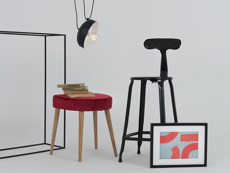 Lampa wisząca POPO FLAT 1 – czarny