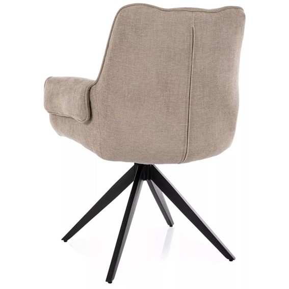 Krzesło GIO Beż/Czarny Mat