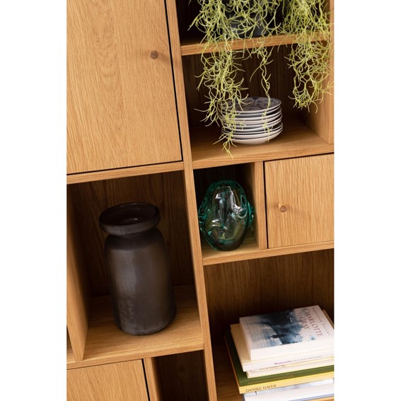 Regał RANGOON Szeroki Dąb