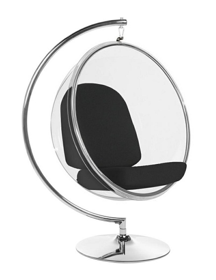 Fotel BUBBLE STAND Poduszka Czarna