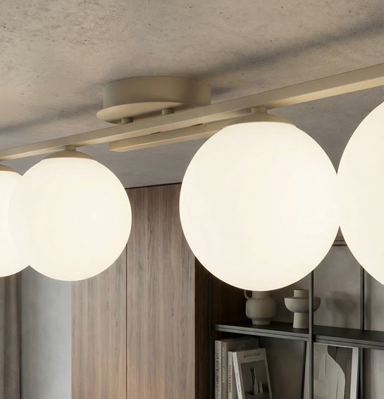 Lampa Sufitowa KAIRO 4 Beżowy/Biały