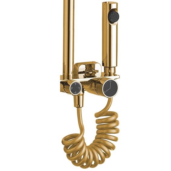 Zestaw Natryskowy HELIX Złoty