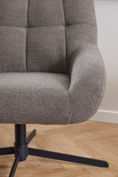 Fotel Obrotowy PARIS Brązowy