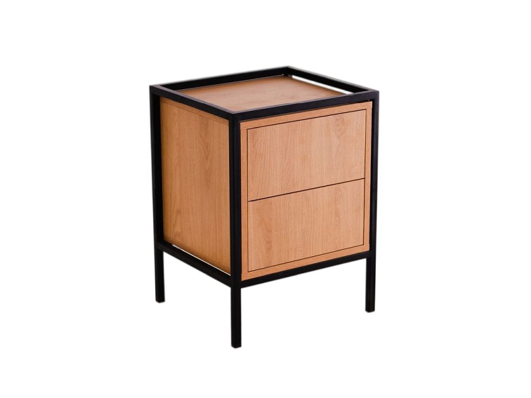 Regał Skap 1R1 Drawer x2 45x40x60 Dąb/Czarny