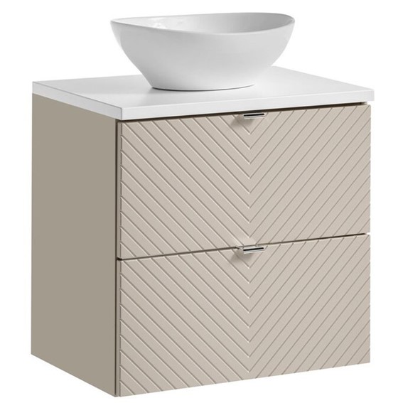 Zestaw Meblowy LOLA 60cm Biały Mat/Kaszmirowy Mat