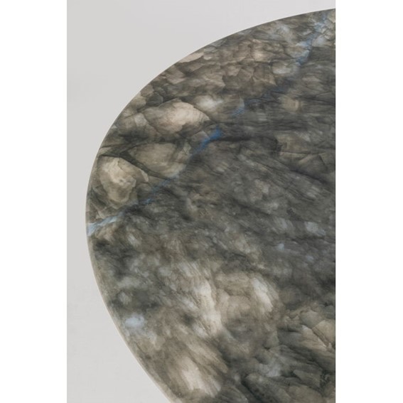 Stolik AMORA STONE Fi120cm Szary