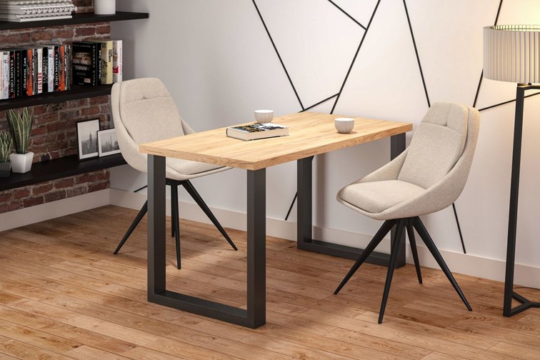 Stół ST(B)-FX/U60 67x128 Dąb Złoty Craft/Czarny