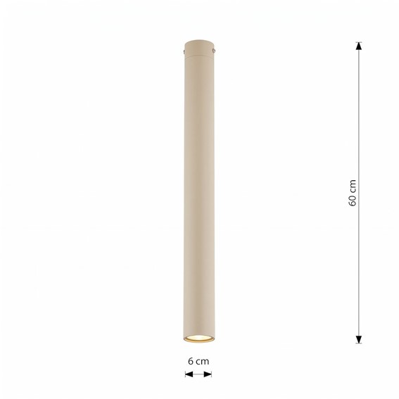 Lampa Sufitowa TECNO 1XL Beżowy