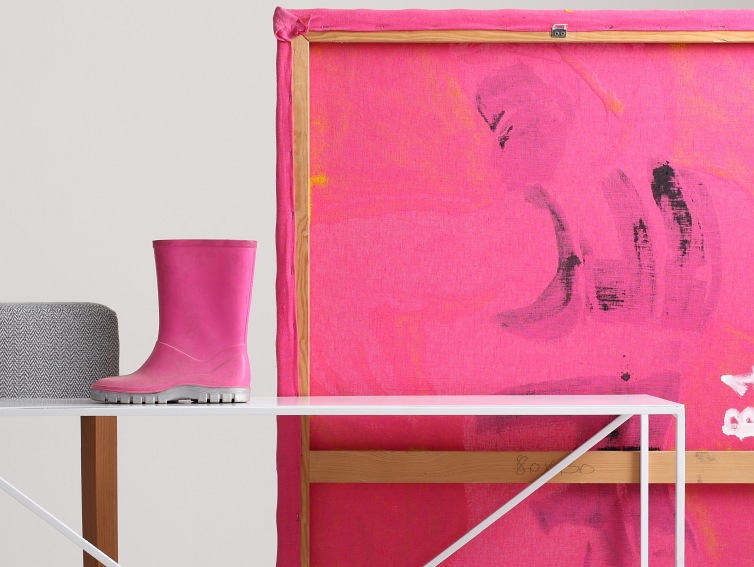 Konsola MEMO Metal 100x30 Biały