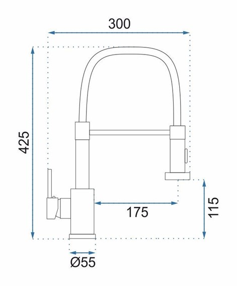 Bateria Kuchenna COLIN Nikiel Szczotkowany