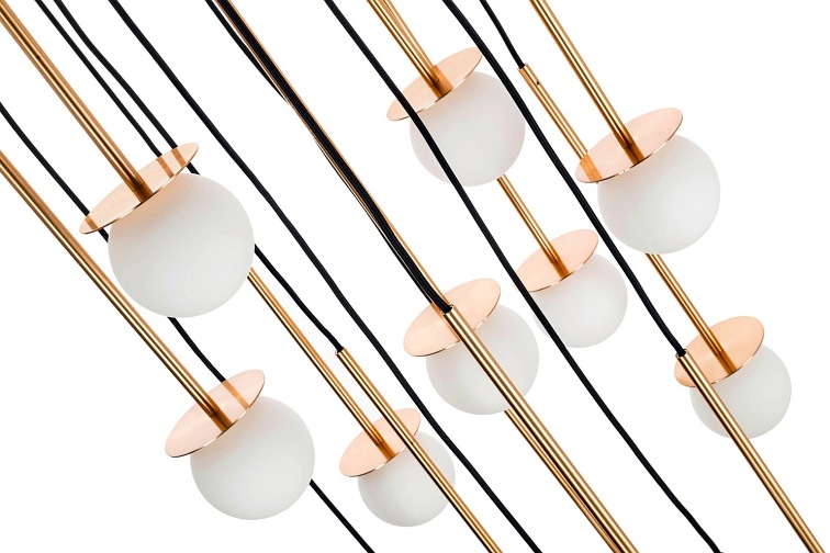 Lampa Wisząca CANNON DISC 16 Miedziany