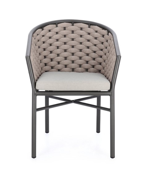 Krzesło Ogrodowe MARGALIDA Beżowy/Antracyt