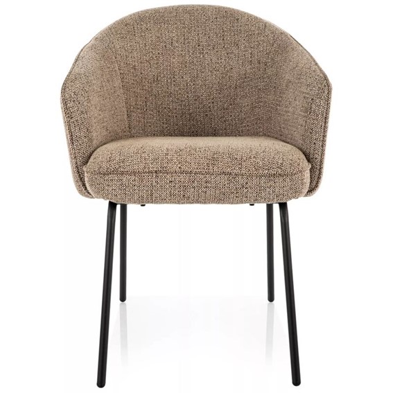 Krzesło NAO Noelle Ciemny Beż/Czarny Mat