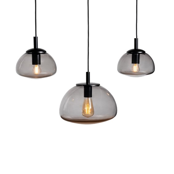 Lampa Wisząca FLIN 3 Czarny