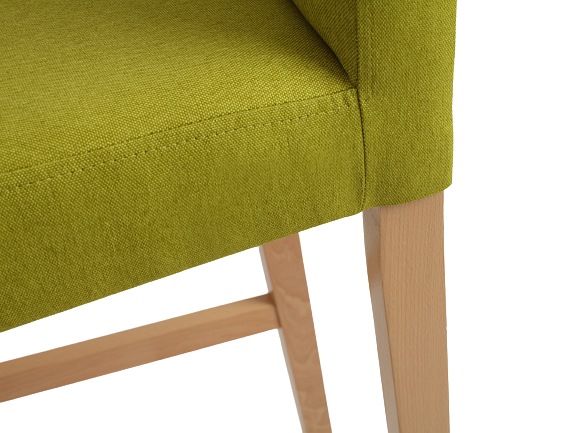 Stołek Barowy Wilton Bar 47x40x104 Wiosenna Zieleń/Naturalny