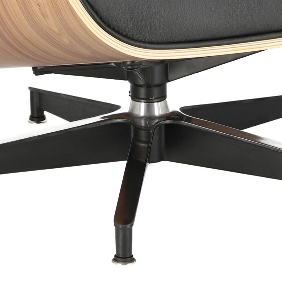 Fotel VIP 54x82x85 Czarny/Walnut/Baza Standard