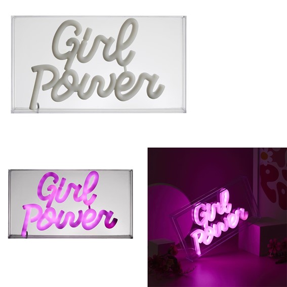 Lampka LED GIRL POWER Neon