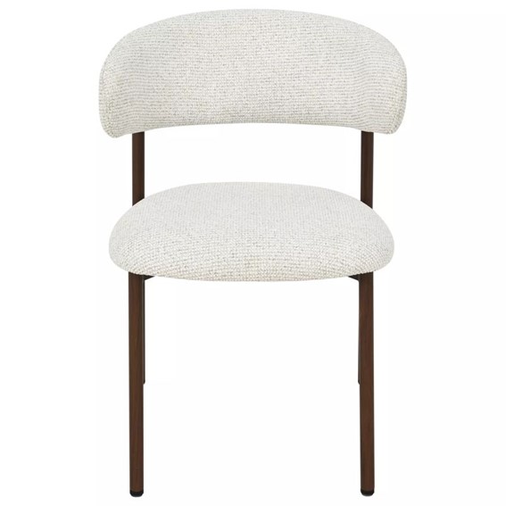 Krzesło ELTON II Jasny Beż/Orzech