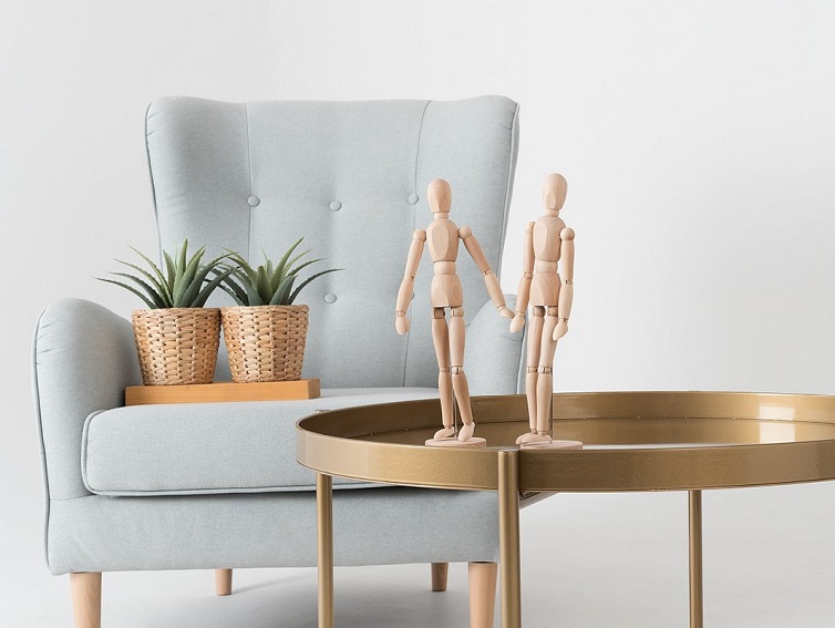 Stół kawowy HANNA METAL 80-1F