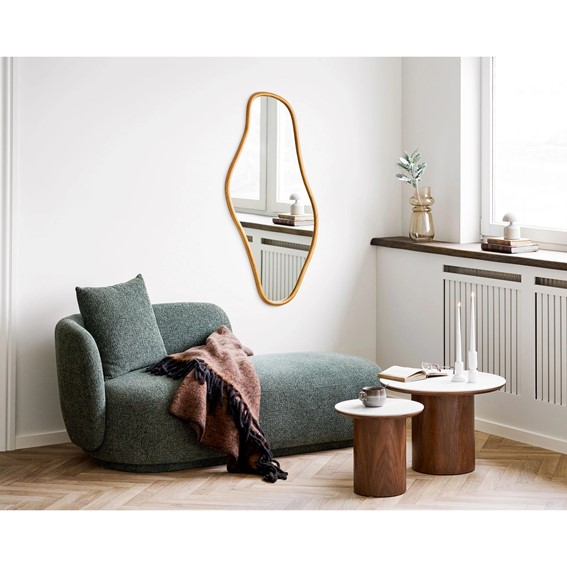 Stolik Kawowy NOLI fi40 Beżowy/Brązowy