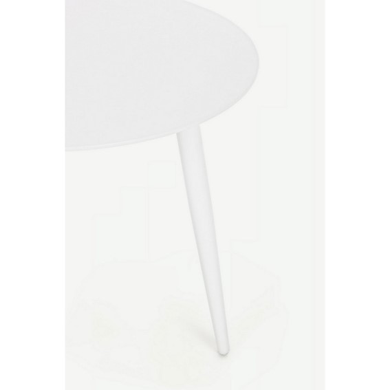 Stolik Ogrodowy RIDLEY fi50 Biały