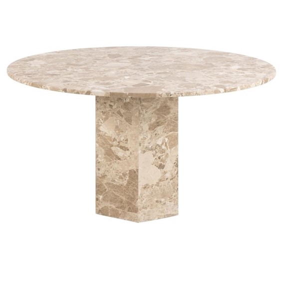 Stół  NAXOS fi100 Marmur Brązowy