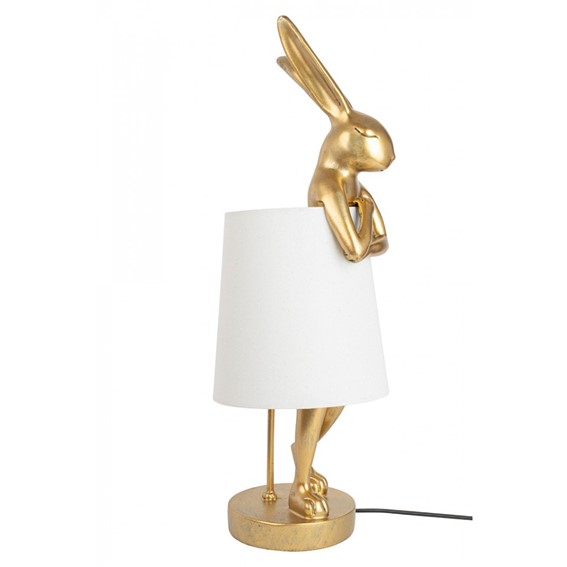 Lampa Stołowa RABBIT 50cm Złoty/Biały