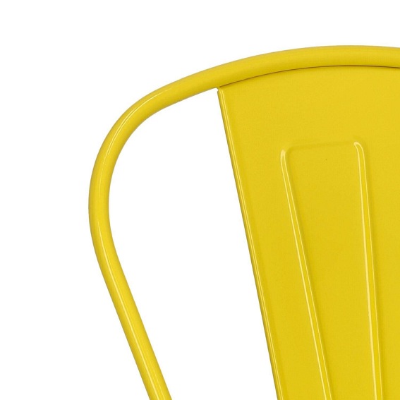 Krzesło PARIS Inspirowane Tolix Żółty