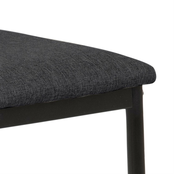 Stołek Barowy DEMINA Low Szary