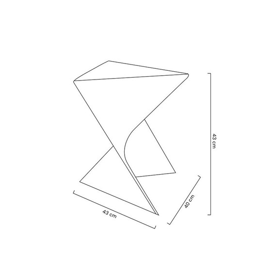 Stolik ZIK Transparentny