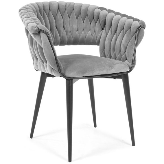 Krzesło IRIS LUX Szary/Czarny