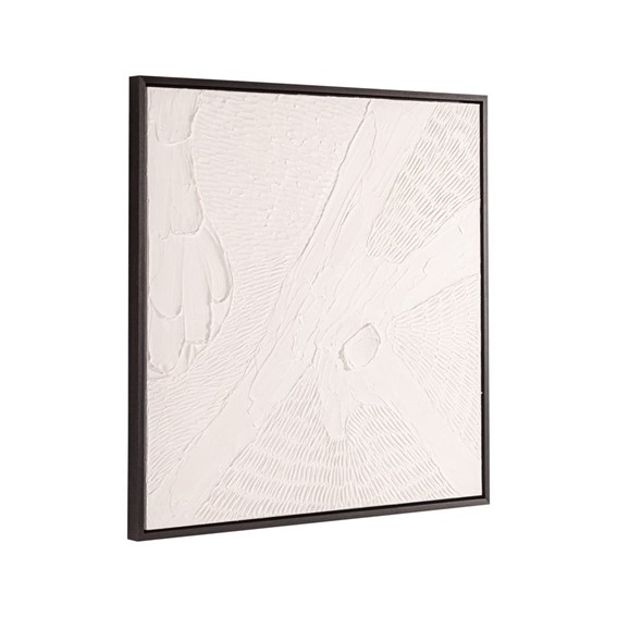 Obraz JANEY 80x80cm Biały