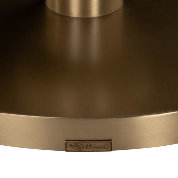 Stolik Barowy WITLOX Fi75cm Czarny/Złoty