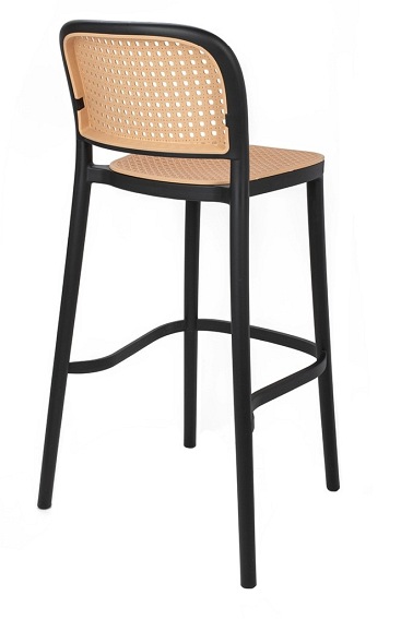 Krzesło Barowe WICKY Czarny