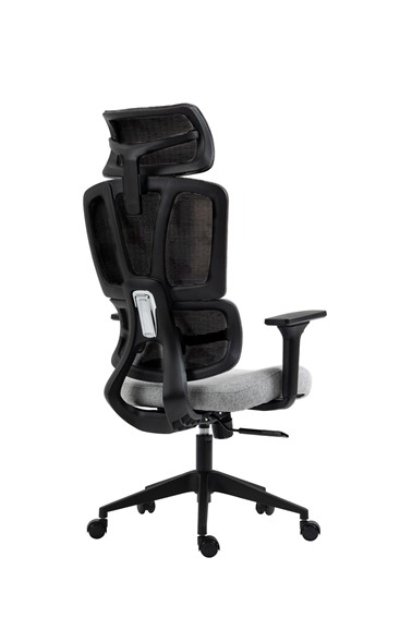 Fotel Obrotowy FB27-FX Czarny/Szary