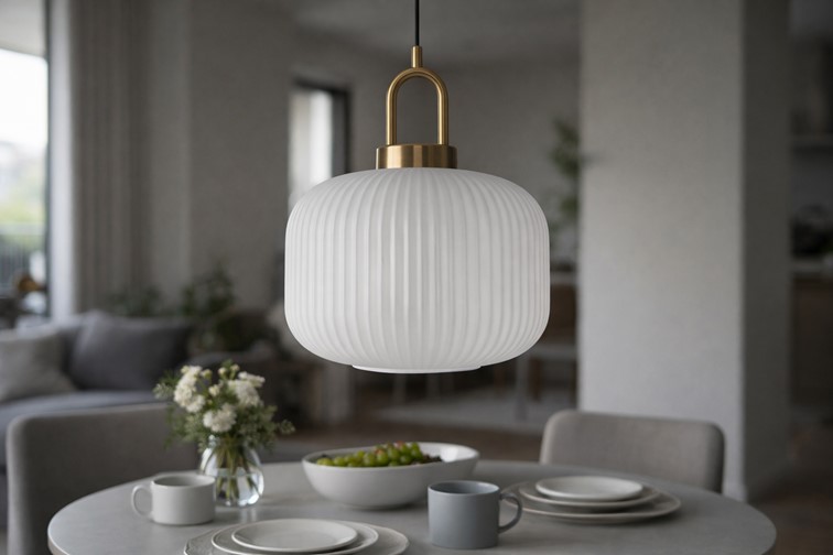 Lampa Wisząca DIOP K-5890 Złoty/Biały