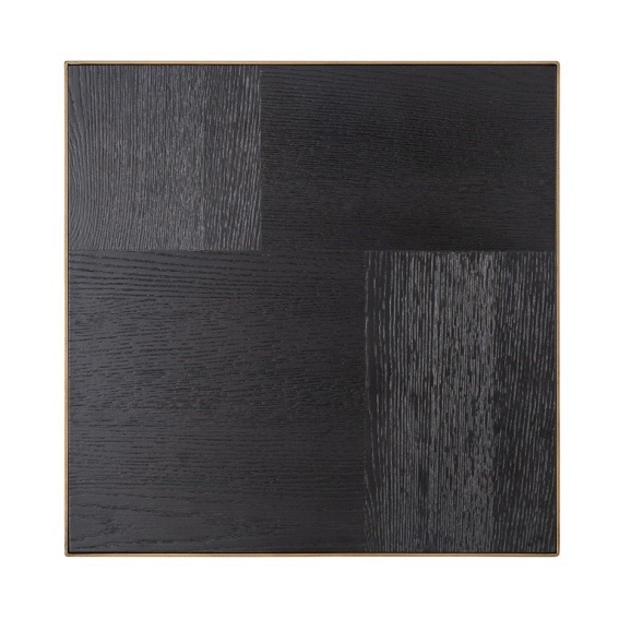 Stolik CAMBON 50x50 Czarny/Naturalny