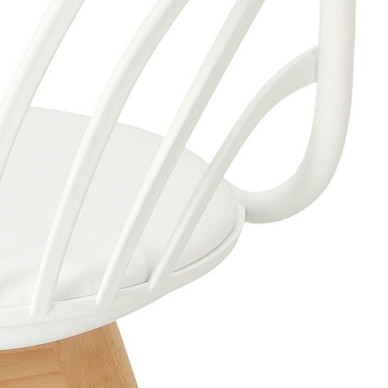 Krzesło SIRENA z podłokietnikami Biały