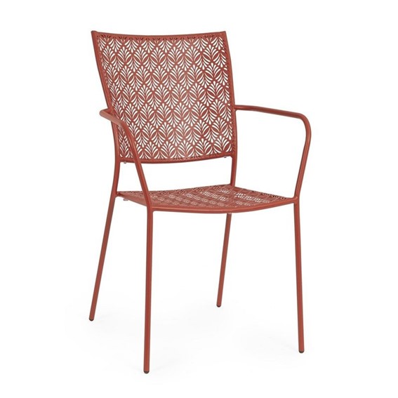 Krzesło Ogrodowe LIZETTE Czerwony