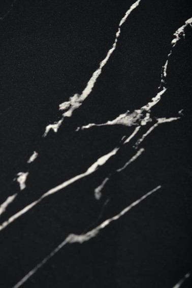 Stół Okrągły MOLINA fi59 Złoty/Czarny