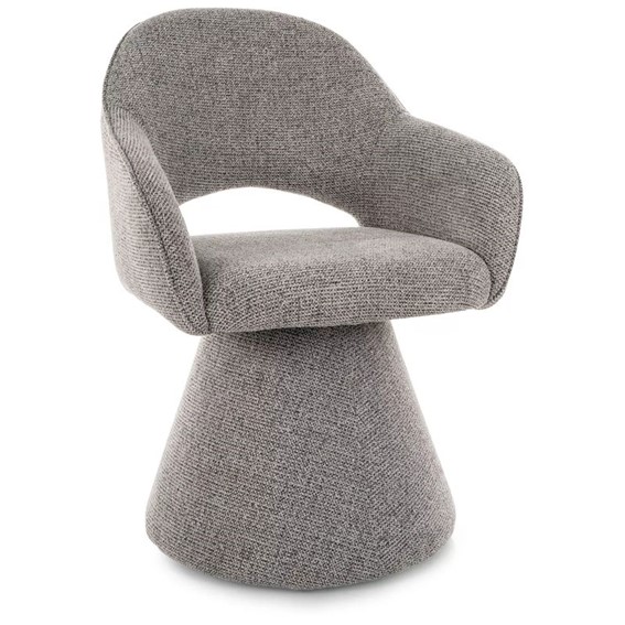 Krzesło RIKU Noelle Szary/Czarny Mat