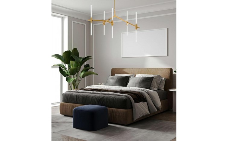 Lampa Wisząca CANDELABR 10 Złoty