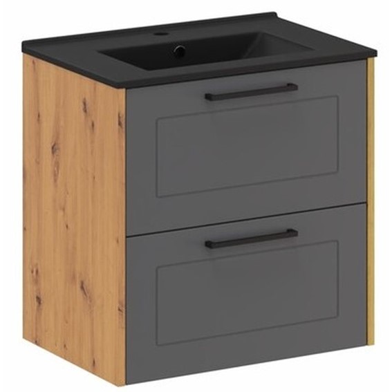 Zestaw Meblowy LAVA 60cm Dąb Artisan/Grafit