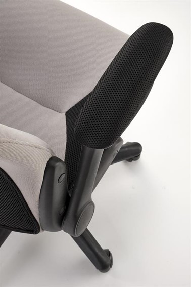 Fotel Gabinetowy BLOOM Czarny/Popielaty