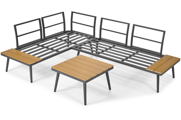 Narożnik Ogrodowy NEVADA Grafitowy