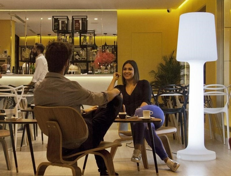 Lampa ogrodowa Carmen 165 Biała, LED Zasil. przewodowe