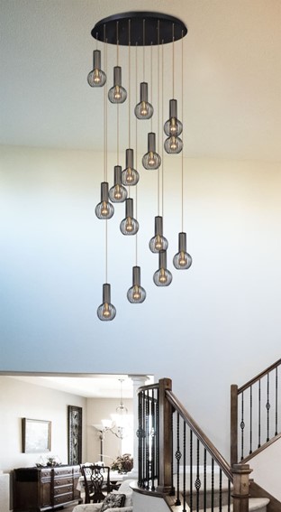 Lampa Wisząca ARVI BLACK KP-15 Czarny